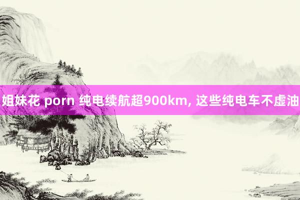 姐妹花 porn 纯电续航超900km， 这些纯电车不虚油