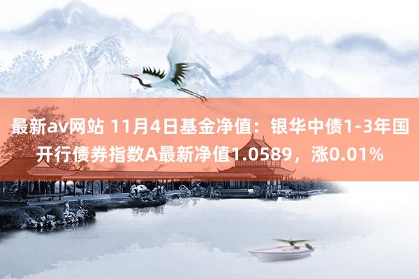 最新av网站 11月4日基金净值：银华中债1-3年国开行债券指数A最新净值1.0589，涨0.01%